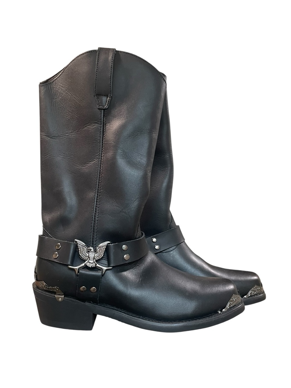 Dingo Men’s Black Chopper Boot, Size 11D, Brand New